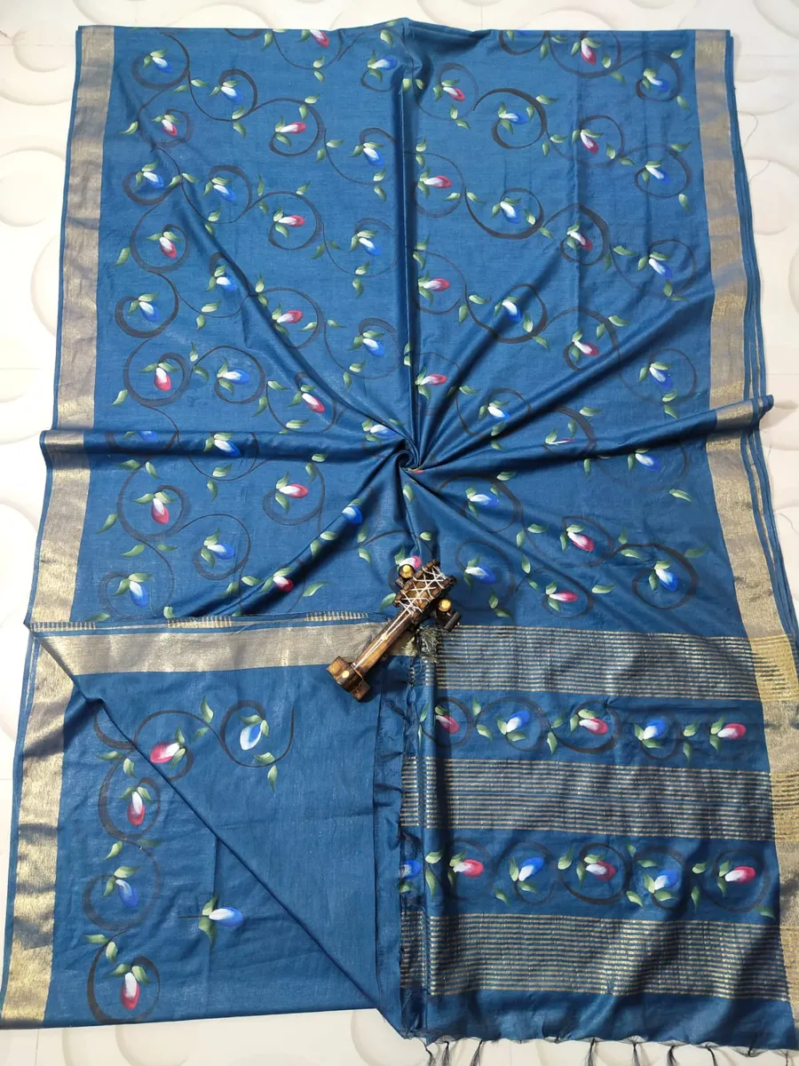 Lightweight Kota Silk Saree – Artisan Woven Elegance